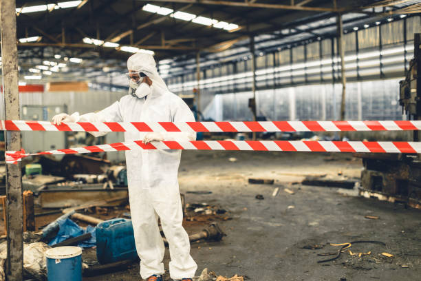 Professional Biohazard technician working in Beach City, OH